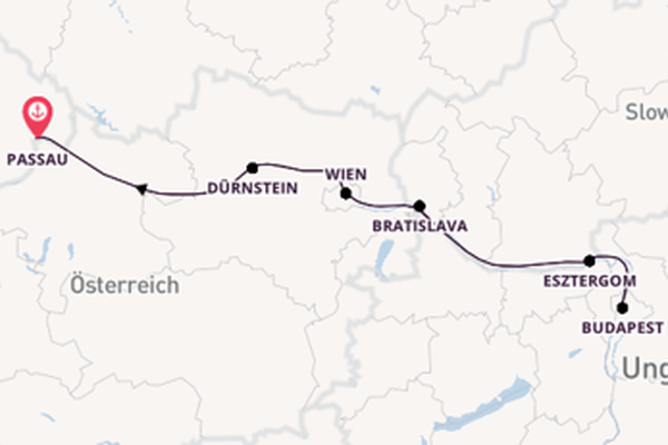 Einzigartige Reise ab Passau