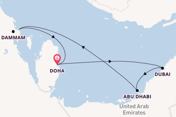 8daagse droomcruise vanuit Doha