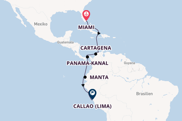 Norwegian Jade – Panamakanal & Peru