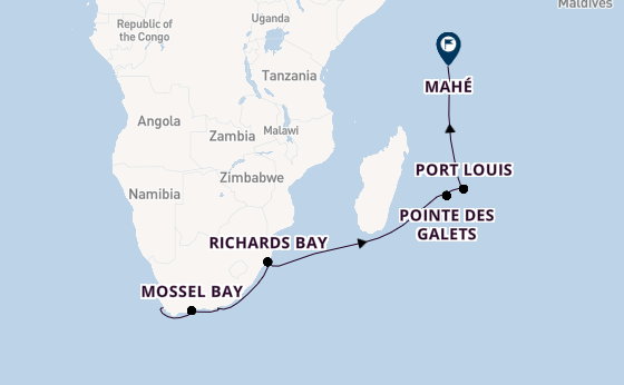 Zuid-Afrika vanaf Kaapstad, Zuid-Afrika met de Silver Shadow