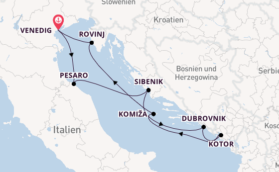 Royal Clipper - Venedig & die Juwelen der Adria