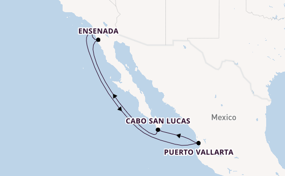 Mexican Riviera from San Diego, California with the Disney Magic