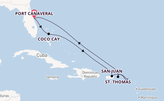 Caribbean vanaf Port Canaveral, Verenigde Staten met de Harmony of the Seas®