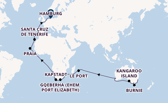 Australien ab Sydney auf AIDAsol