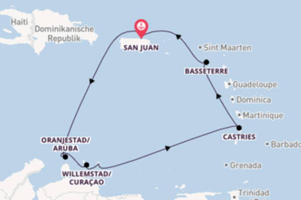 Kreuzfahrt mit der Norwegian Epic nach San Juan
