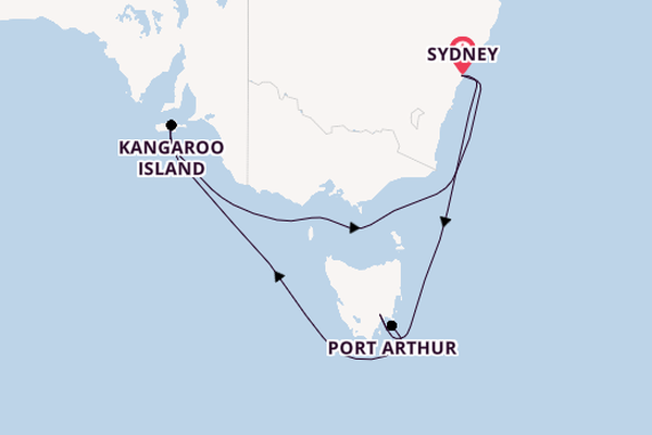 Australia from Sydney, Australia with the Pacific Adventure