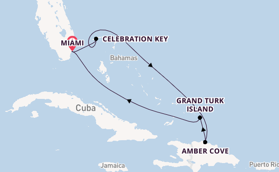 Caribbean from Miami, Florida, USA with the Regal Princess