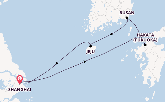 China from Shanghai, China with the Spectrum of the Seas