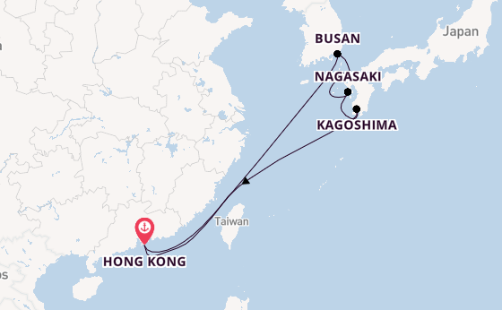 East Asia from Hong Kong, China with the Spectrum of the Seas