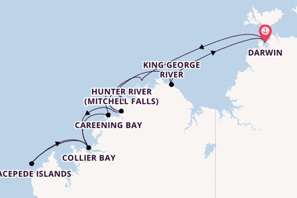 Australia from Darwin, Australia with the Le Soléal