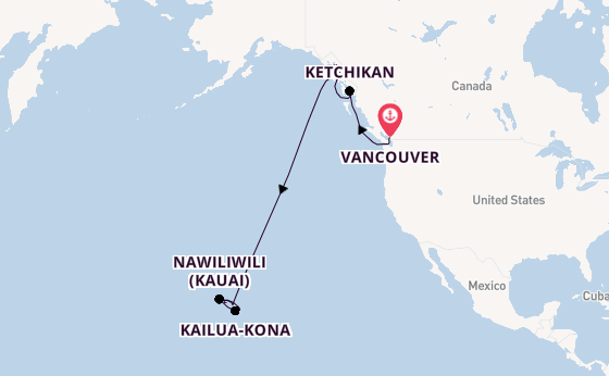 Polynesië vanaf Vancouver, Canada met de Norwegian Spirit