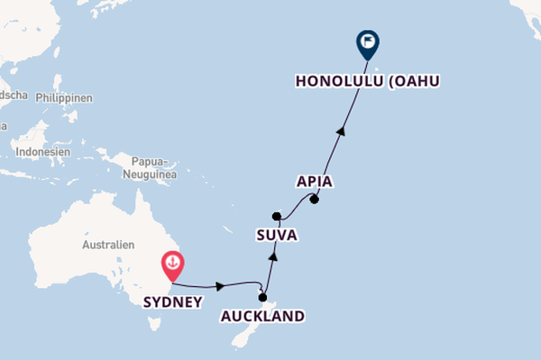 Australien und Neuseeland ab Sydney auf der Royal Princess