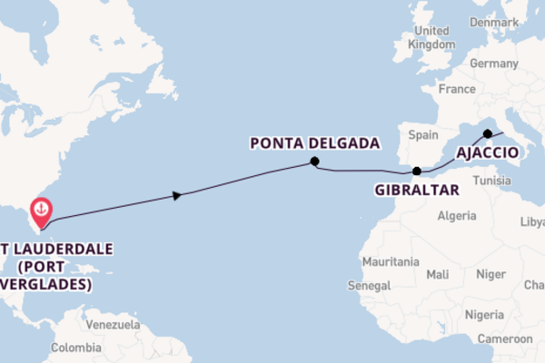 Transatlantic & Repositioning from Fort Lauderdale (Port Everglades), Florida with the Enchanted Princess