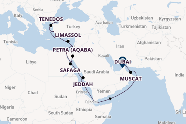 Cruising with Oceania Cruises from Istanbul to Dubai