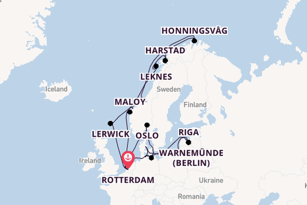 Norway from Rotterdam, The Netherlands with the Rotterdam