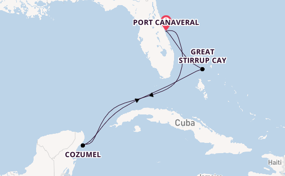 Caribbean from Port Canaveral, Florida, USA with the Norwegian Breakaway