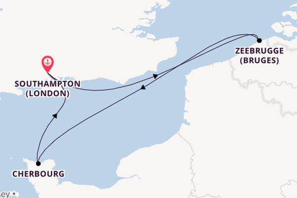 No Fly Short Break To France & Belgium