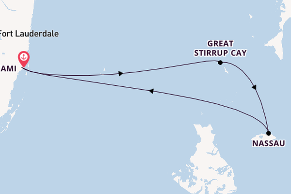 Caribbean from Miami, Florida with the Norwegian Viva