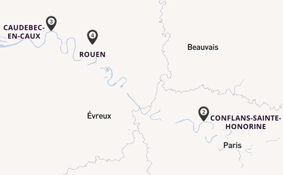 Seine vanaf Parijs, Frankrijk met de SEINE COMTESSE