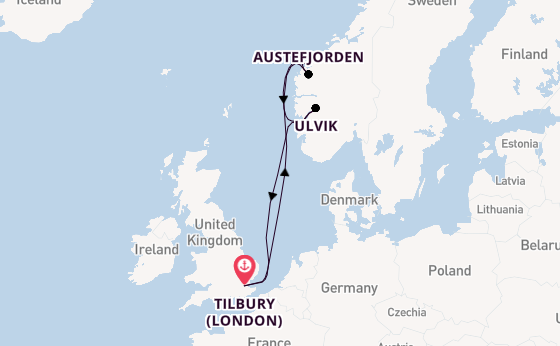 9 day trip from Tilbury (London)