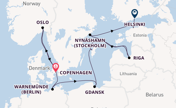 Norway from Australia with the Norwegian Sun