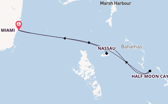 Karibik ab Miami auf der Carnival Magic