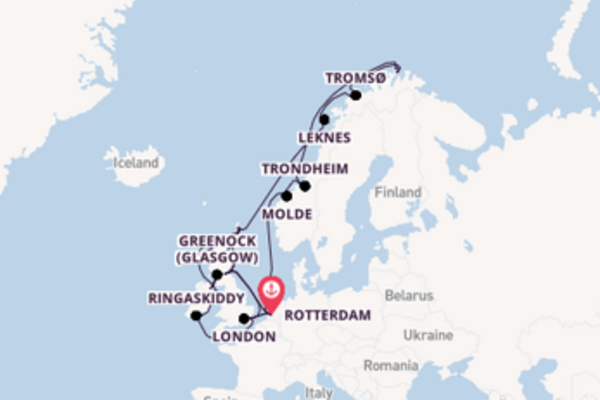 Breath-taking journey from Rotterdam with Holland America Line