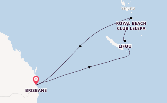 South Pacific from Brisbane, Australia with the Voyager of the Seas 