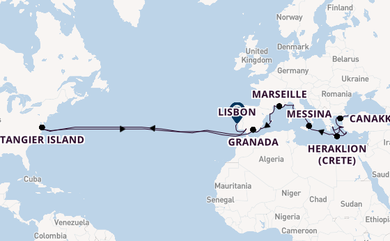 Transatlantic from Istanbul, Turkey with the Viking Mira