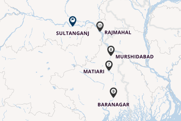 Indien ab Kalkutta, Indien auf der MS Rajmahal