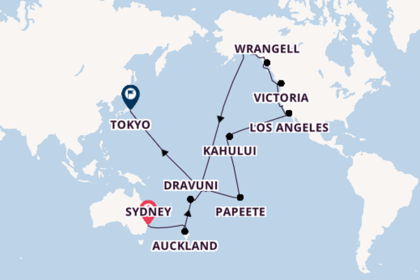 Luxury Fire & Ice Voyage from Sydney to Tokyo