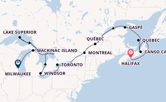 Nordamerika ab Halifax, Kanada auf der HANSEATIC inspiration