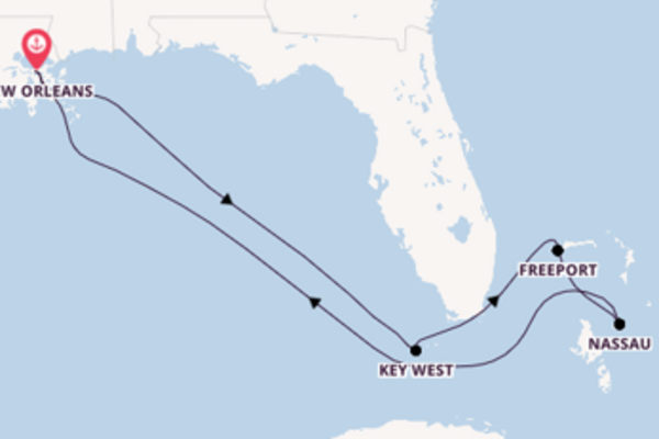 Cruise met Carnival Cruise Line naar Key West