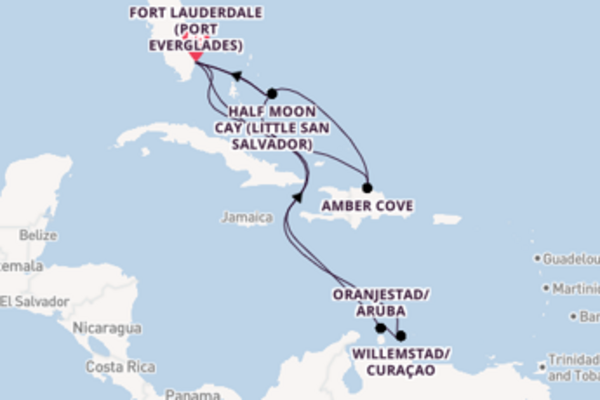 13 day cruise with the Nieuw Amsterdam to Fort Lauderdale (Port Everglades)