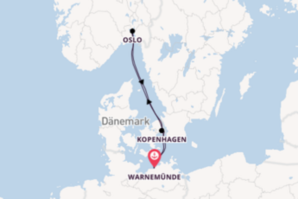 Fantastische Kreuzfahrt über Kopenhagen ab Warnemünde