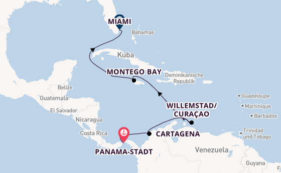 Karibik ab Panama-Stadt, Panama auf der Marina