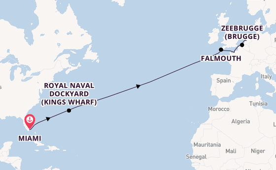 trans-Atlantisch vanaf Nederland met de Zuiderdam