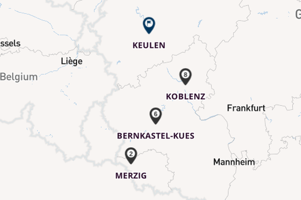 Moezel vanaf Merzig, Duitsland met de KATHARINA VON BORA