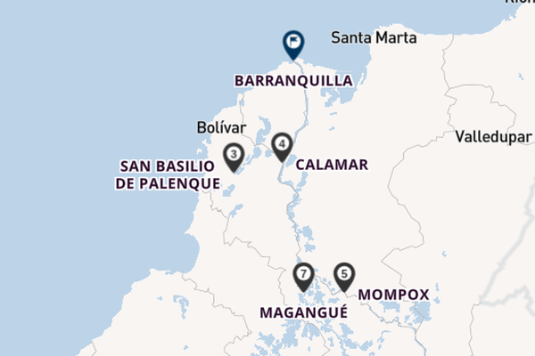 South America from Cartagena, Colombia with the AmaMelodia