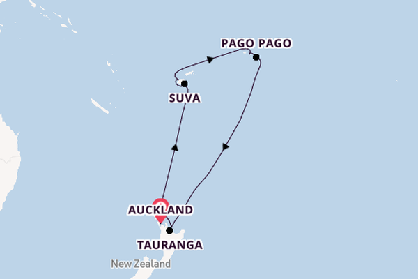  Luxury South Pacific, Fiji and New Zealand