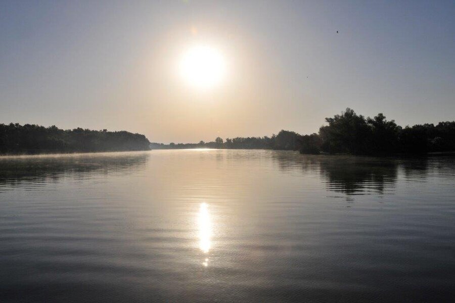 Donau ab Bukarest, Rumänien auf der Amadeus Nova