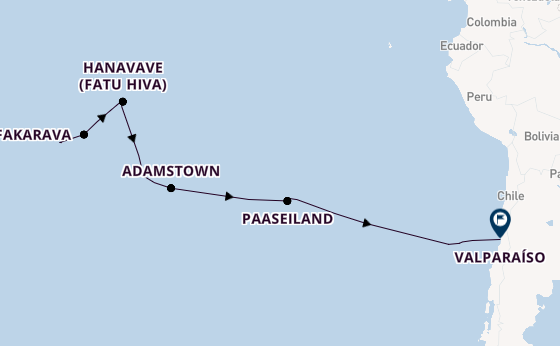 Polynesië vanaf Papeete, Frans-Polynesië met de Silver Cloud