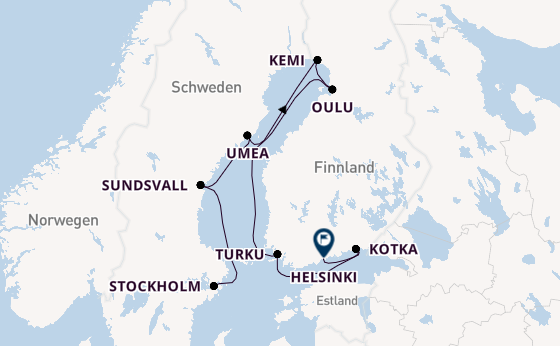 Nordeuropa ab Stockholm, Schweden auf der Seven Seas Mariner