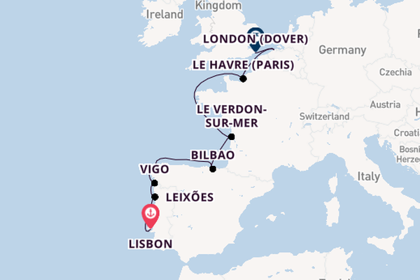 Portugal from Lisbon, Portugal with the Carnival Miracle