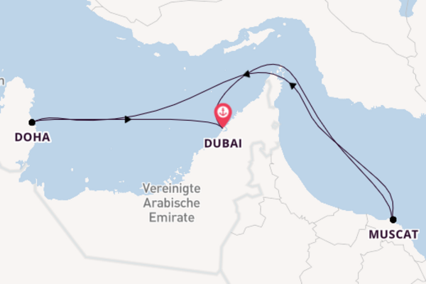 8 Tage Emirate und Orient Reise