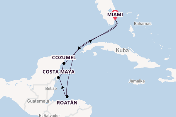 Westliche Karibik ab Miami auf der MSC World America