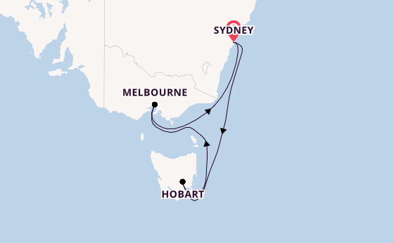 Australia from Sydney, Australia with the Celebrity Edge