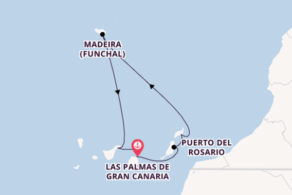 Canary Islands from Las Palmas with the MSC Opera