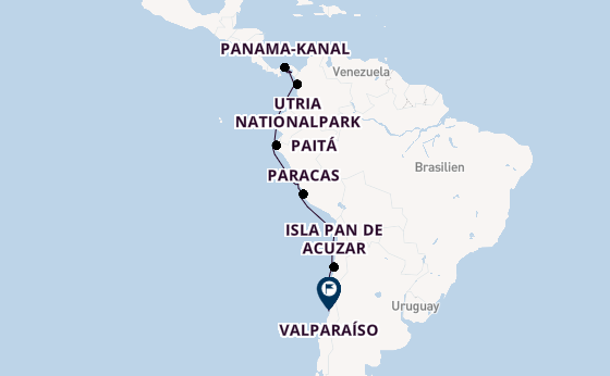 Südamerika ab Colón, Panama auf der HANSEATIC inspiration