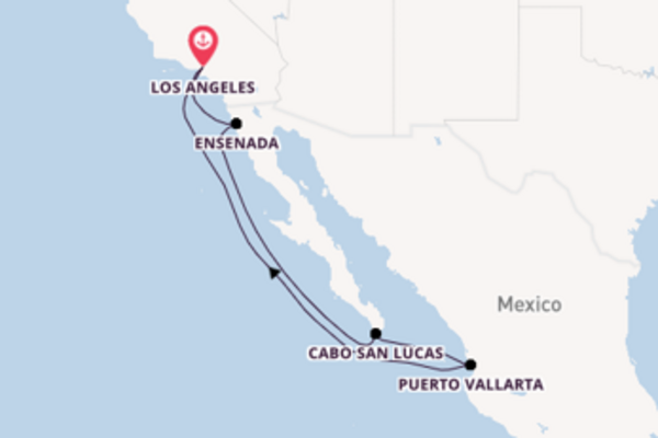 Cruise naar Los Angeles via Ensenada